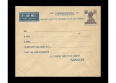 Birtish India 8As HM Forces Envelope, Mint Karachi Theme, very Rare